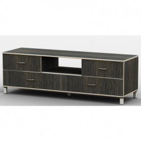 Тумба под телевизор Тиса Мебель ТВ-212 Венге Дуб молочный