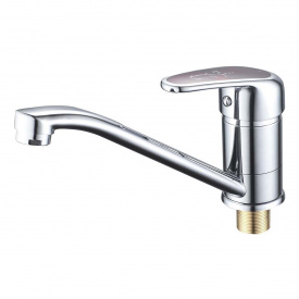 Смеситель для кухни CRON MAGIC 555 Красная ручка (CR0110)