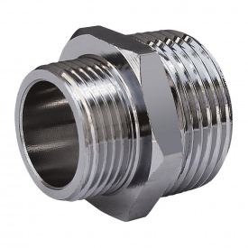 Ниппель SOLOMON 3/4"х1/2" НН хром 8208