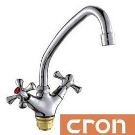 Змішувач для кухні вухо на гайці Cron SMES (Chr-271)