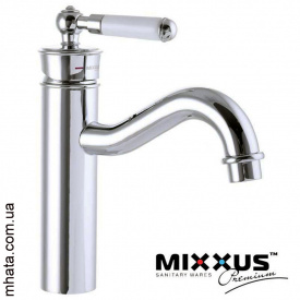 Змішувач для умивальника MIXXUS Premium Vintage Хром (Chr-001B), Польща