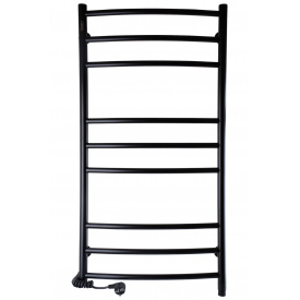 Рушникосушарка UNIO LDE EL 1000-500-9 BLK Лесенка Дуга Элит электро черная