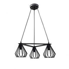 Люстра лофт подвесная на три плафона NL 205371-3 MSK Electric