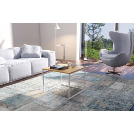 Кофейный журнальный столик в стиле LOFT (NS-608)
