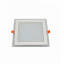 Точечный светодиодный светильник квадратный Glass Rim Metal 12W Киев