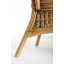 Обеденный комплект Cruzo Ацтека плетения стеклянный стол + 6 стульев из ротанга светло-коричневый Березнеговатое