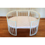 Детская кроватка-трансформер круглое венге 76х76 см Ровно