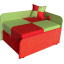 Детский раскладной диванчик малютка Ribeka Мини Зеленый (10M24) Кременец