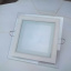 Точечный светодиодный светильник квадратный Glass Rim Metal 12W Киев