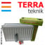 Радіатор сталевий TERRA teknik т22 300x1500 бокове підключення Одеса