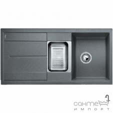 Гранитная кухонная мойка на полторы чаши с сушкой Blanco Metra 6S Silgranit 513047 жасмин