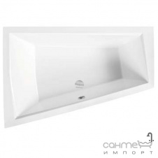 Асимметричная акриловая ванна Besco Intima Duo 180x125 белая, левосторонняя