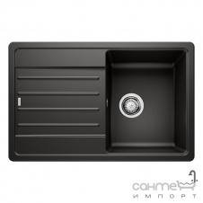 Гранітна кухонна мийка Blanco Silgranit Legra 45S 526083 чорний