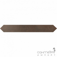 Керамограніт - фриз 11x86 Atlas Concorde Marvel Listello Esagono Bronze Коричневий