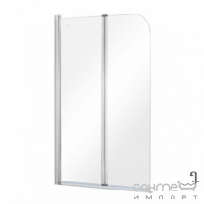Шторка для ванны Besco Prime-2 91x140 прозрачное стекло