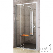 Фото - Душевые двери Ravak Pivot PDOP2-120 белый-хром/прозрачное 03GG0100Z1 Душевые двери Ravak Pivot PDOP2-120 белый-хром/прозрачное 03GG0100Z1