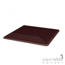 Плитка Paradyz Natural Brown Duro stopnice ryflowane narozne 30х30