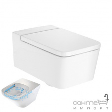 Підвісний унітаз безободковый Roca Inspira Square Rectangular A346537000