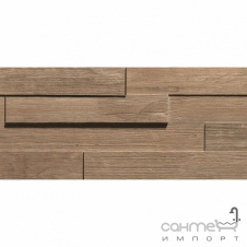 Керамогранітна мозаїка 20x44 Atlas Concorde Axi 3D Brick Chestnut Brown