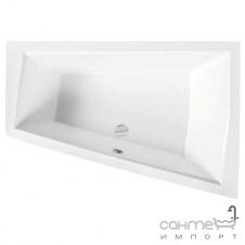 Асимметричная акриловая ванна Besco Intima Duo 180x125 белая правосторонняя