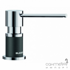 Дозатор жидкого моющего средства Blanco Lato 526177 хром/черный