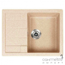Кухонна мийка, сушка зліва Adamant Anila 11 terracotta