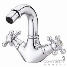 Змішувач для біде з донним клапаном click-clack GRB Classique 1866 217 199 Зістарена Латунь