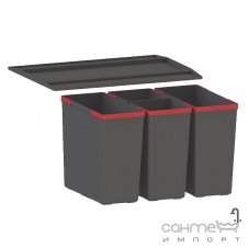 Сортер Franke Easysort 600-2-2 черный пластик