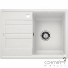 Гранитная кухонная мойка с сушкой Blanco Zia 45S Compact Silgranit 524728 серый беж
