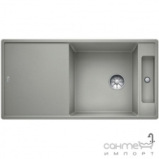 Кухонная мойка на полторы чаши с сушкой Blanco Axia III XL 6 S Silgranit 523507 серый беж