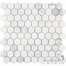 Мозаїка з каменю 30x30 Kale Bareks SB11 біла