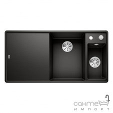 Гранитная кухонная мойка Blanco Silgranit Axia 6 S-F 525855 черный