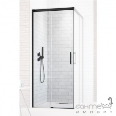 Двері прямокутної душової кабіни Radaway Idea Black KDD 80 лівостороння 387061-54-01L
