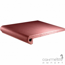 Клинкерная плитка ступень 33x33 Gres de Aragon Cotto Peldano Ref. 24-33 Rojo красная