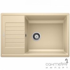 Гранитная кухонная мойка с сушкой Blanco Zia XL 6S Compact Silgranit 523275 алюметаллик