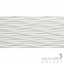 Настінна плитка 40x80 Atlas Concorde 3 D Wall Design Wind White Matt