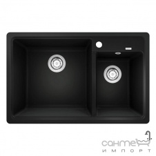 Гранитная кухонная мойка Blanco Silgranit Legra 8 526223 черный