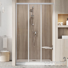 Душевая дверь в нишу Ravak Supernova ASDP3-110 198 профиль белый/стекло pearl