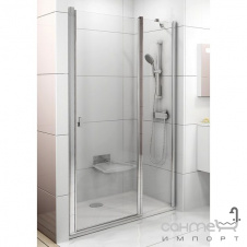 Душові двері Ravak Chrome CSD2-100 білий/прозорий 0QVAC100Z1