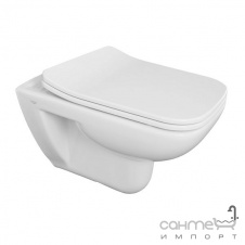 Унітаз підвісний CeraStyle Duru АР 0002365 з сидінням Slim Soft-Close білий