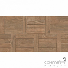 Керамогранитная мозаика 28x53 Atlas Concorde Axi Treccia Brown Chestnut