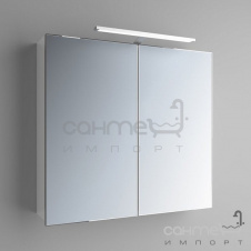 Фото - Зеркальный шкафчик с LED-подсветкой Marsan Therese-3 650х800 графит Зеркальный шкафчик с LED-подсветкой Marsan Therese-3 650х800 графит