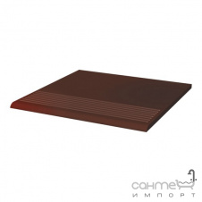 Фото - Плитка Paradyz Cloud Brown stopnice ryflowane proste 30х30 Плитка Paradyz Cloud Brown stopnice ryflowane proste 30х30