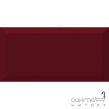 Плитка ABSOLUT KERAMIKA MONOCOLOR BURDEOS BISELADO BRILLO 10х20