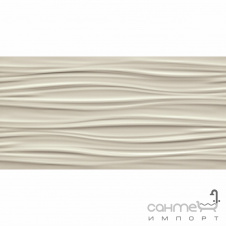 Настінна плитка 40x80 Atlas Concorde 3D Wall Design Ribbon Sand Matt Бежева