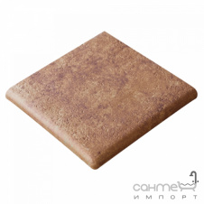 Клінкерна плитка кутова щабель 33x33 Gres de Aragon Jasper Esquina Marron бежева
