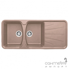 Кухонна мийка оборотна Longran Korona 2.0 G Sahara Beige