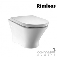 Підвісний унітаз Roca Neхo Rimless + сидіння з кришкою Soft-Close A34H64L000