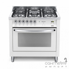Газовая плита Lofra Rainbow Cookers PBPG96MFT/C White/Chrome