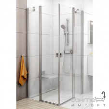 Душові двері Ravak Chrome CRV2-80 білий/прозорий 1QV40100Z1